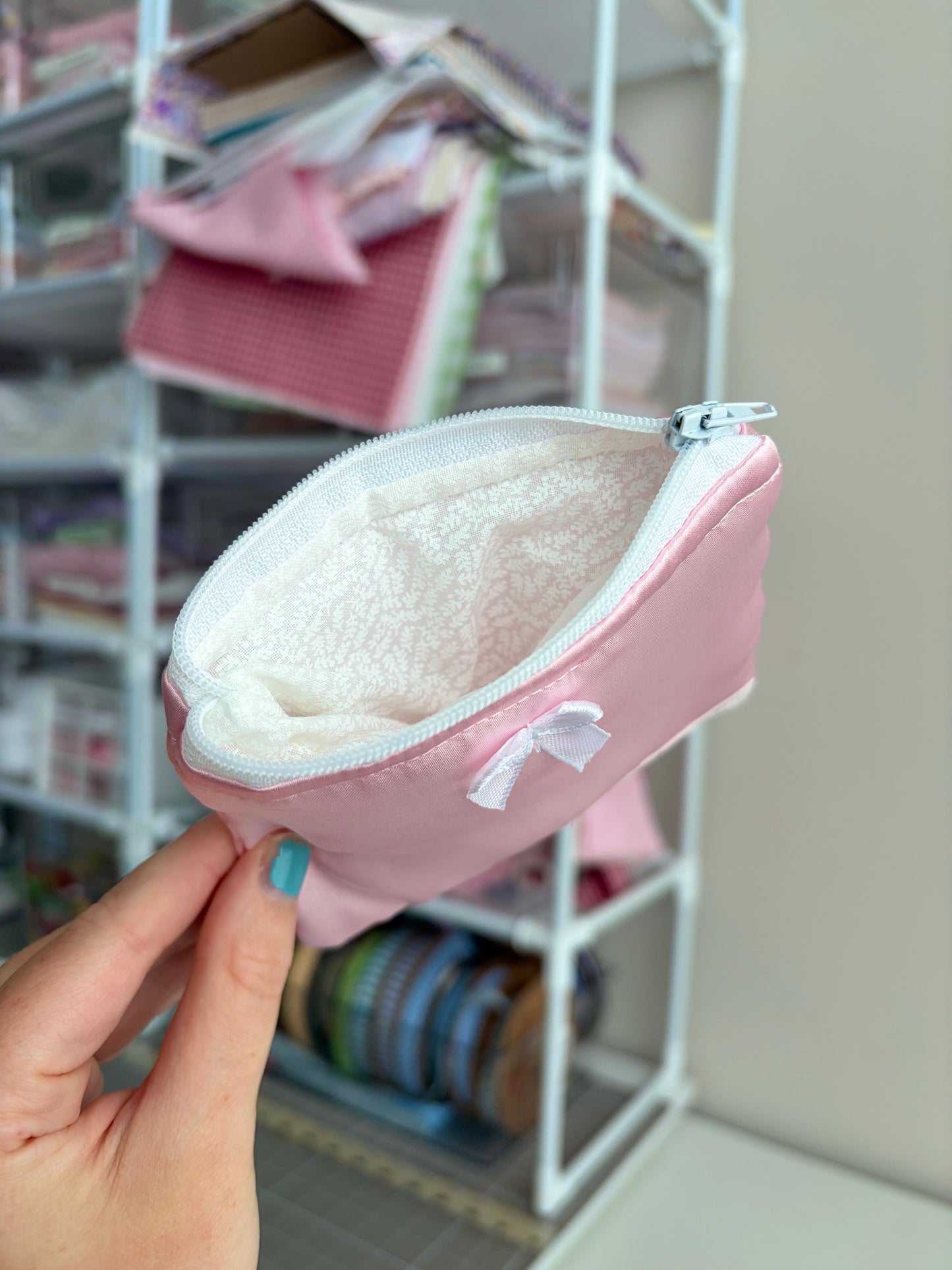 Pink Satin Wallet *limited-edition*