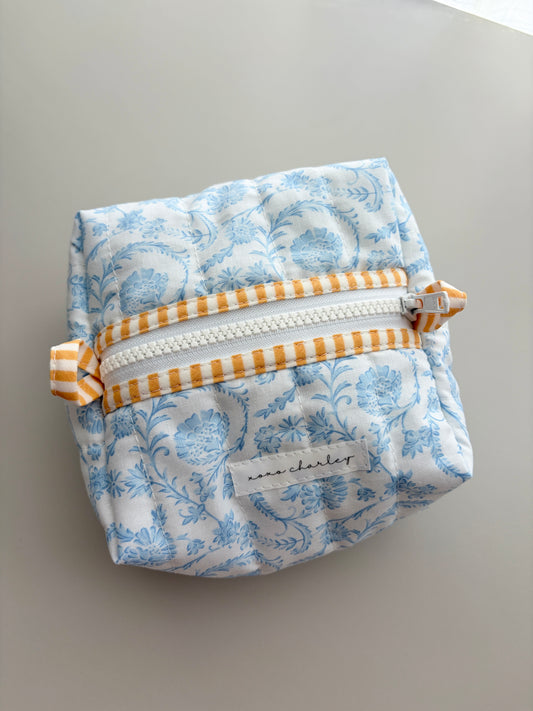 Vintage Blue Colorblock Bag *limited-edition*