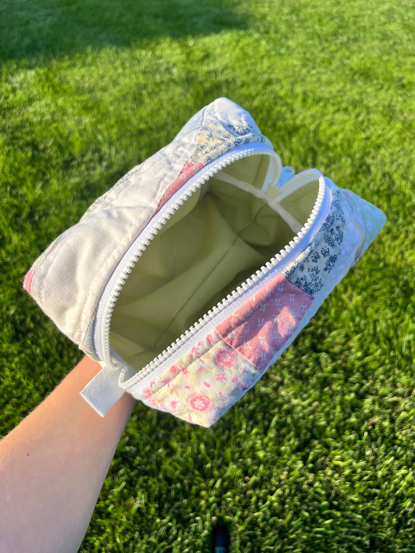 The Matcha Quilted Makeup Bag *limited-edition*