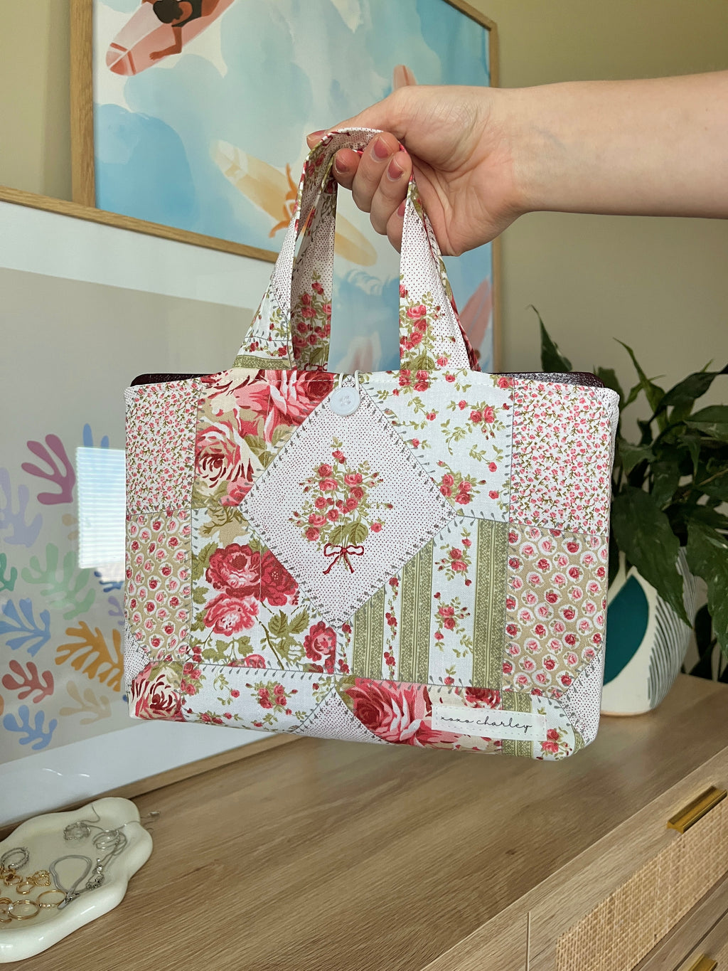 Rosette Bible Tote