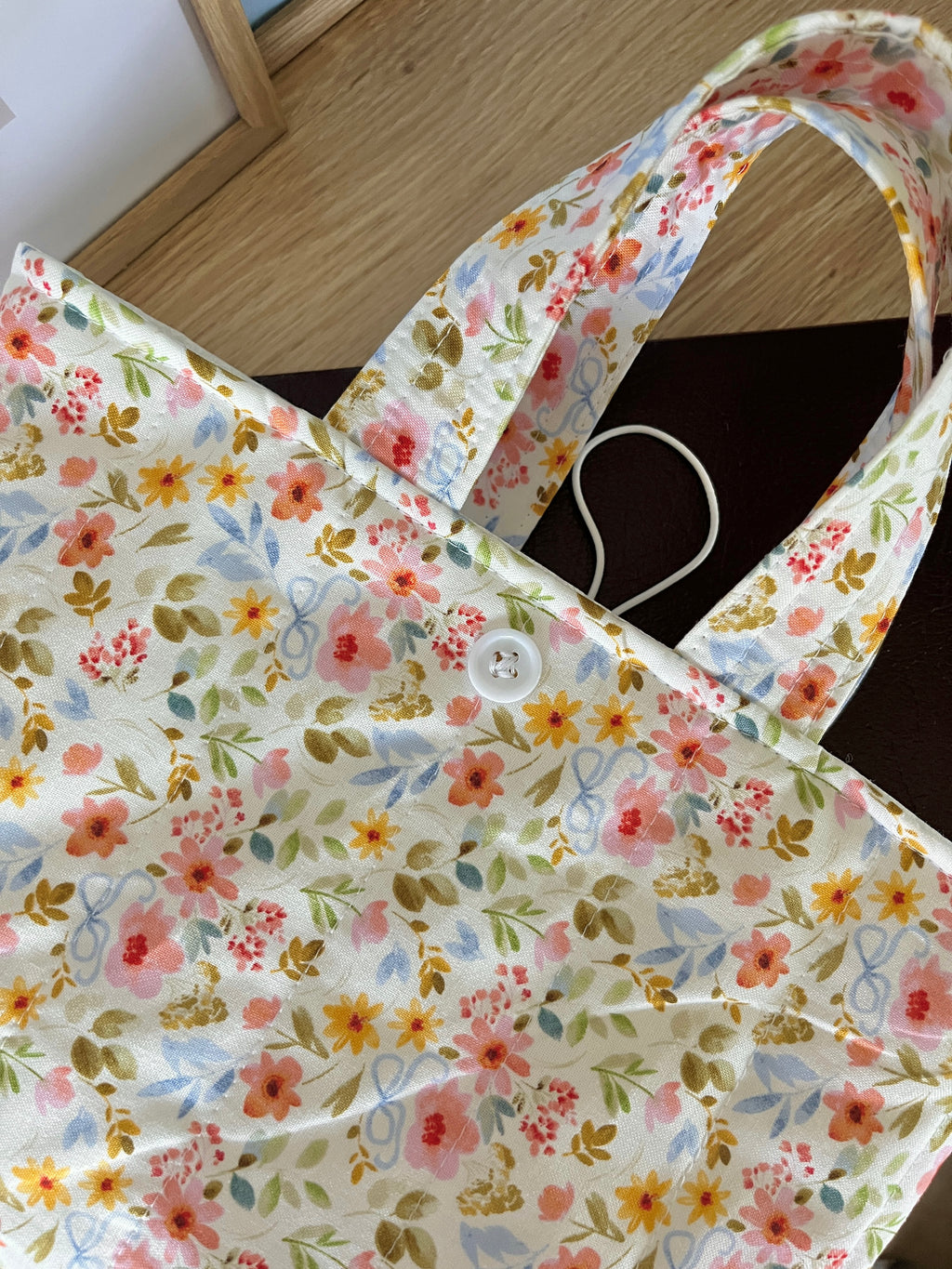 Bright Floral Bible Tote