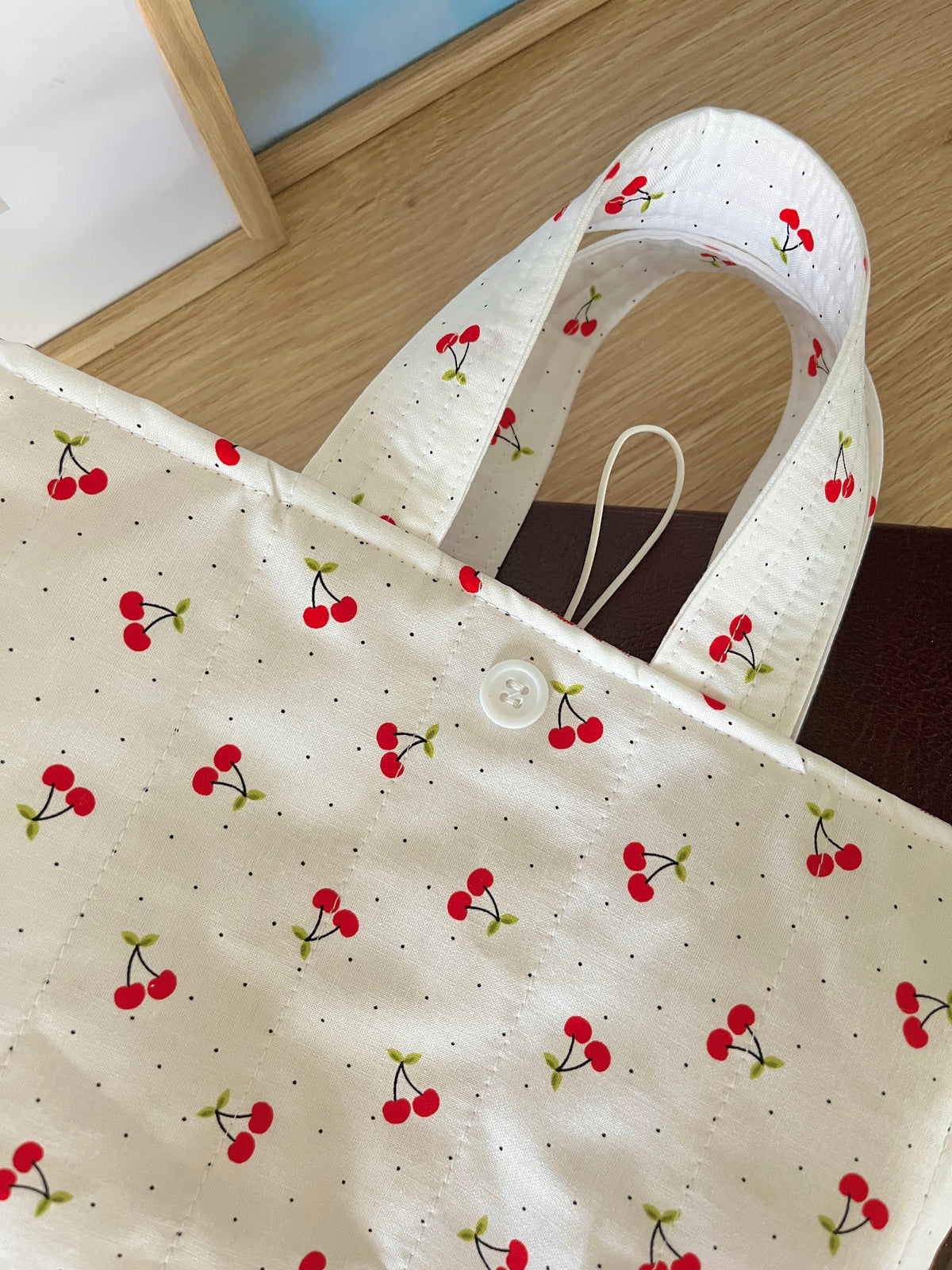 Cherry Red Bible Tote
