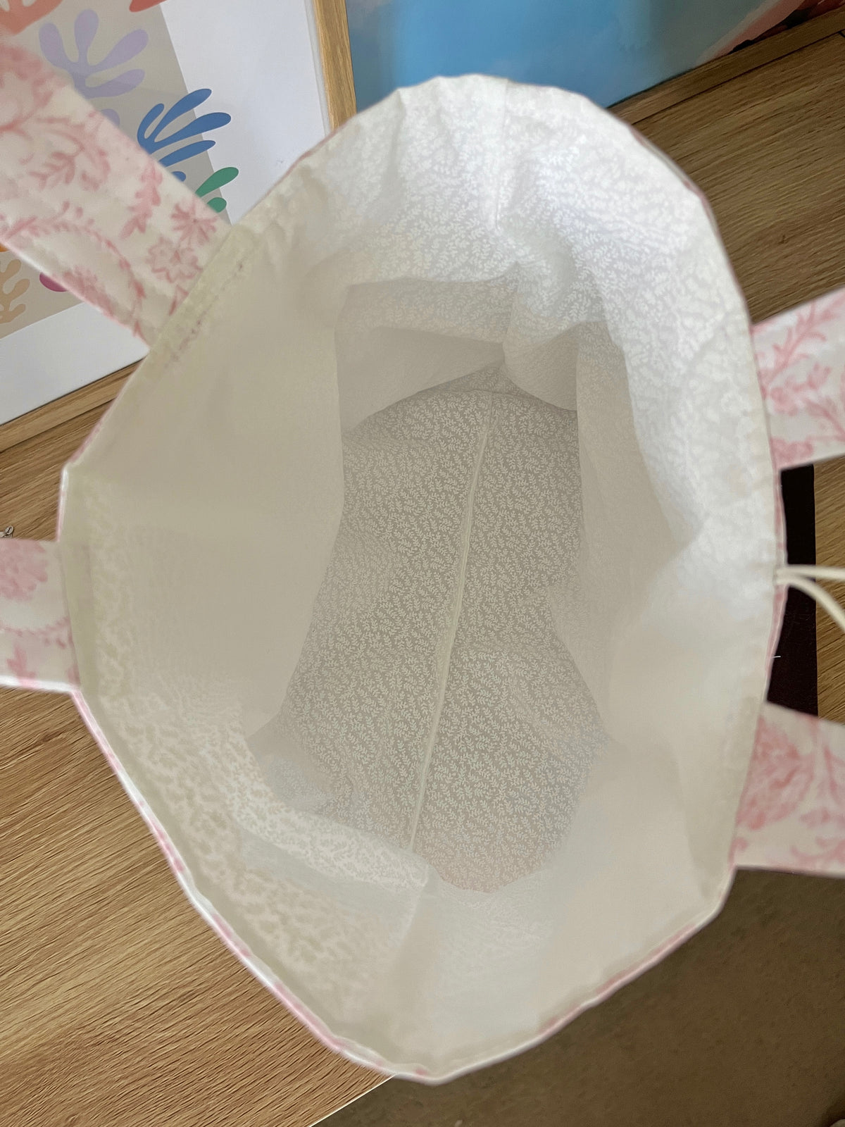 Vintage Pink Bible Tote