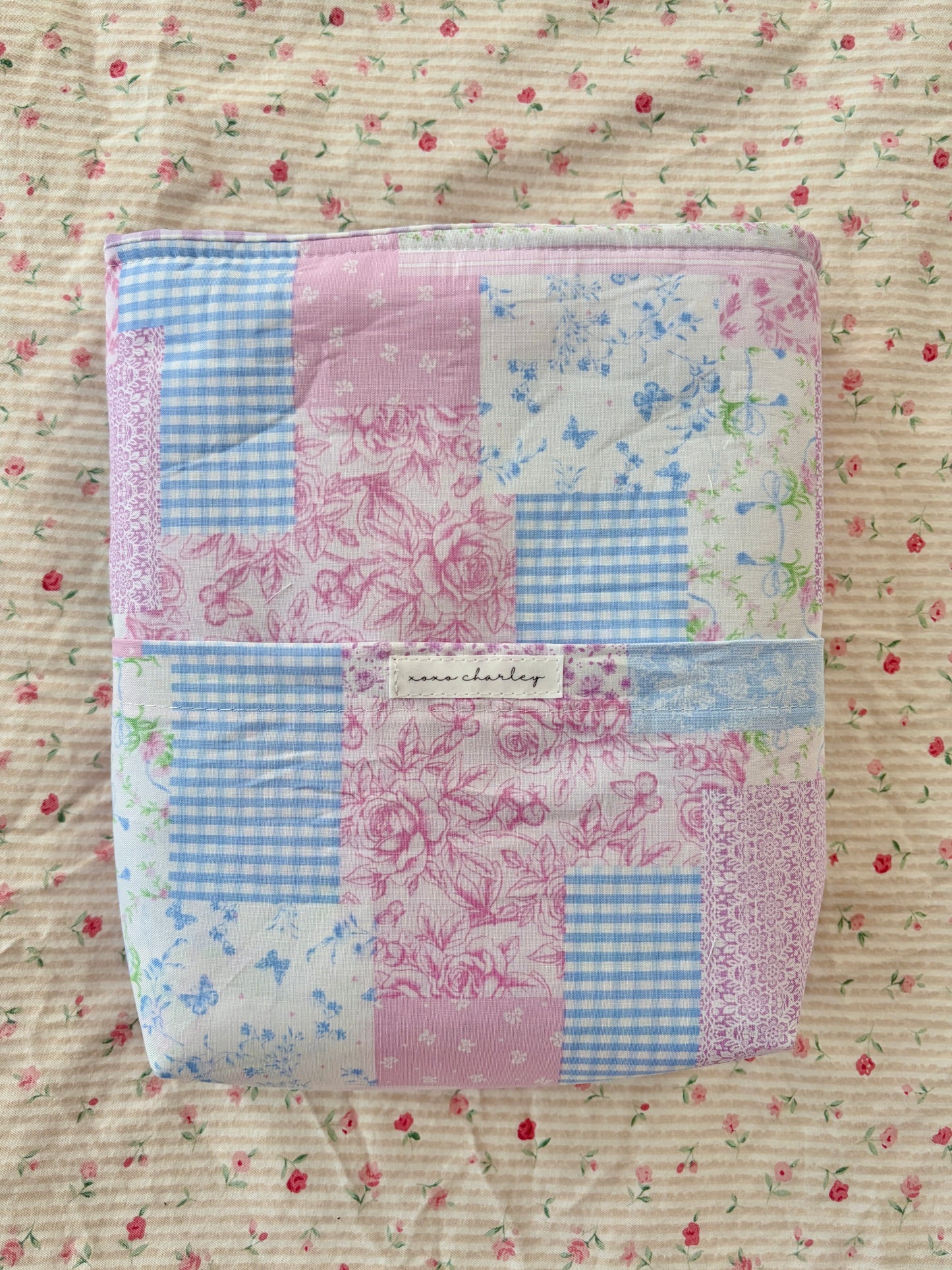 Pink Patchwork Bible Sleeve