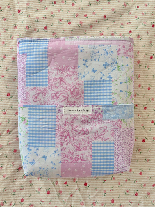 Pink Patchwork Bible Sleeve