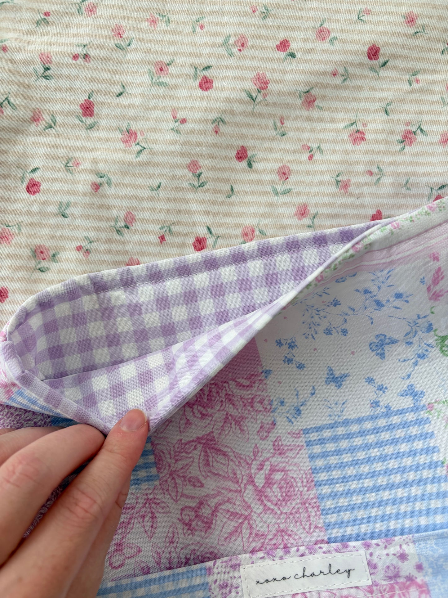 Pink Patchwork Bible Sleeve