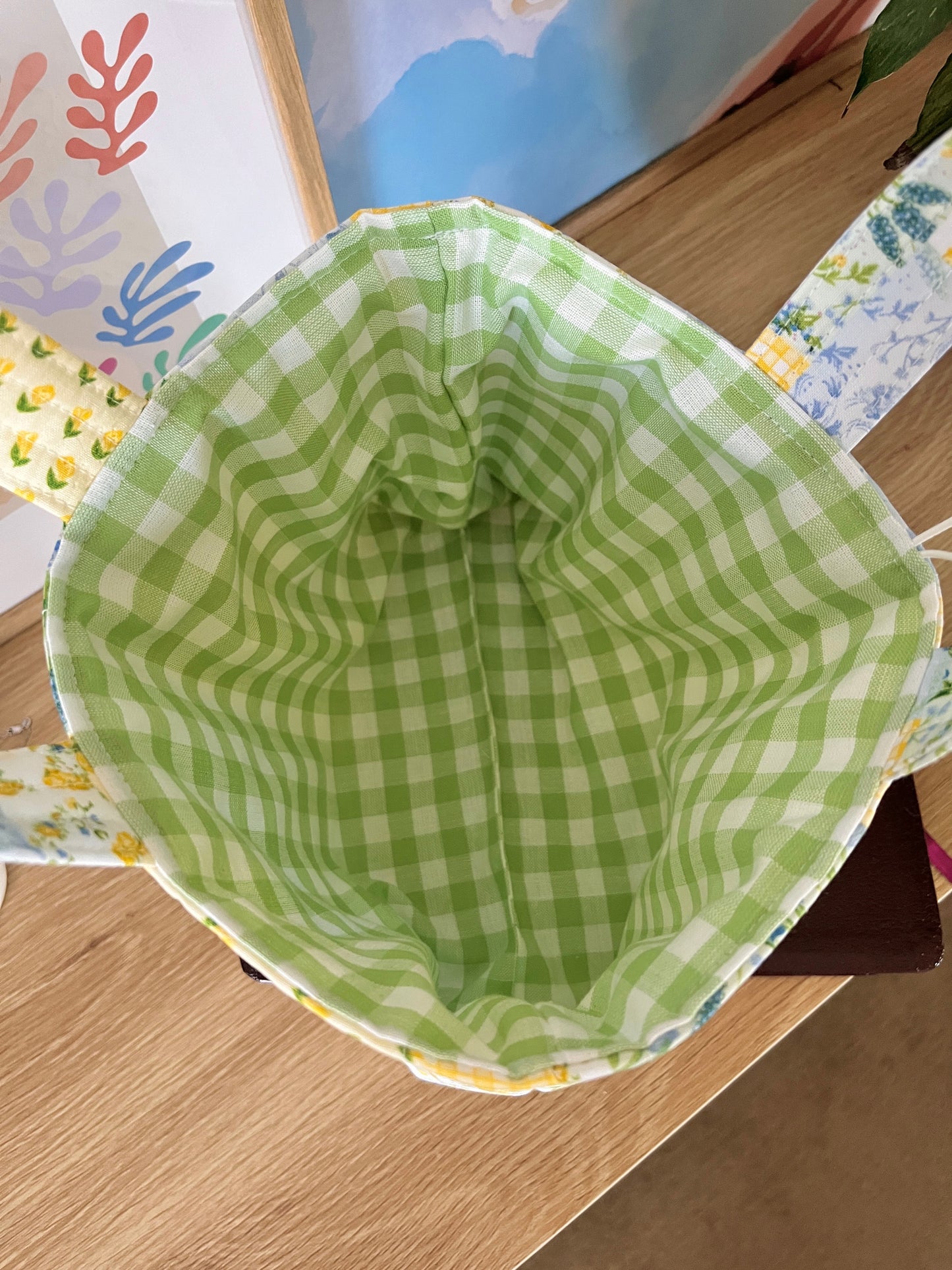 The Green Patchwork Bible Tote