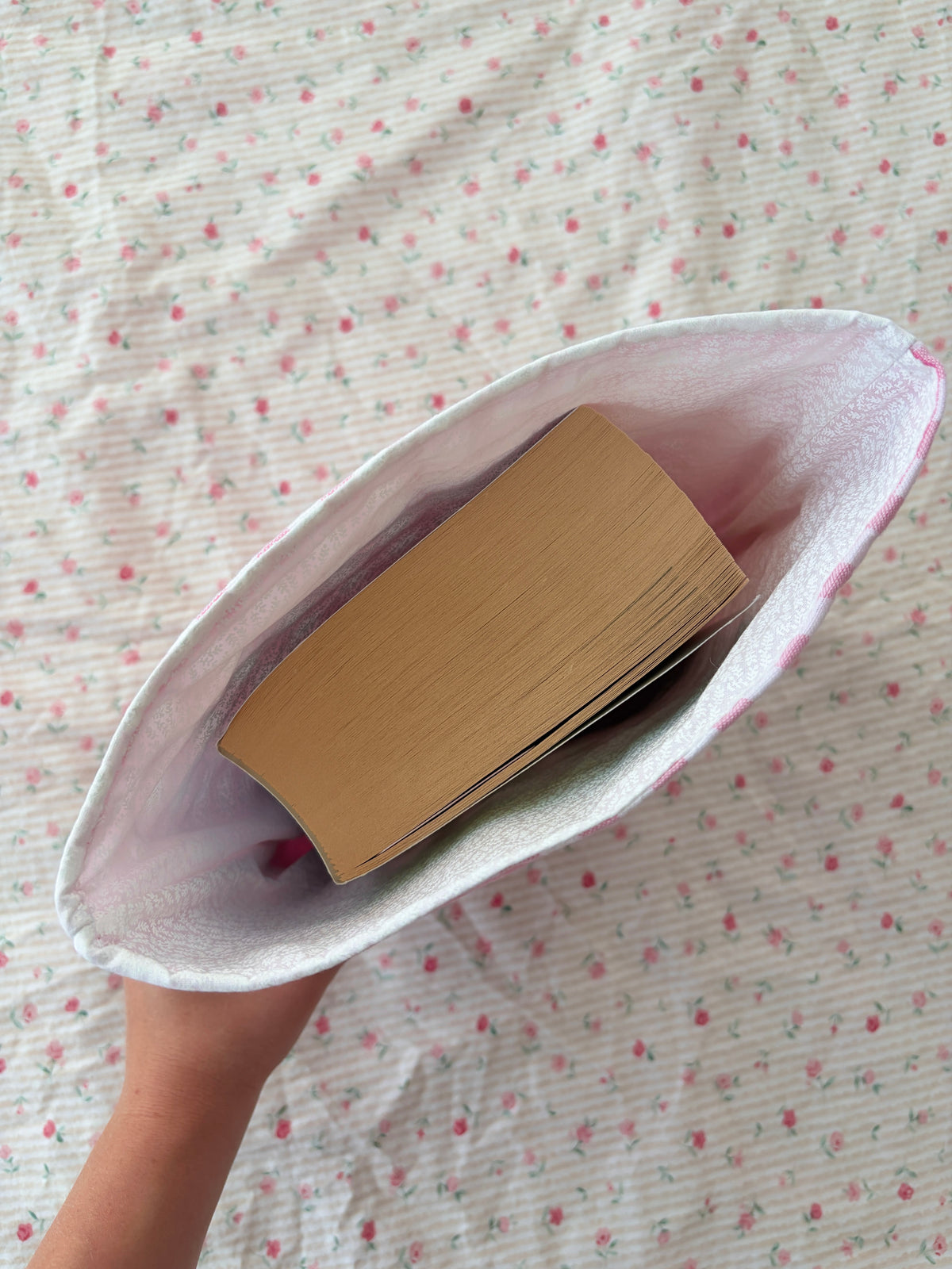 Pink Gingham Bible Sleeve