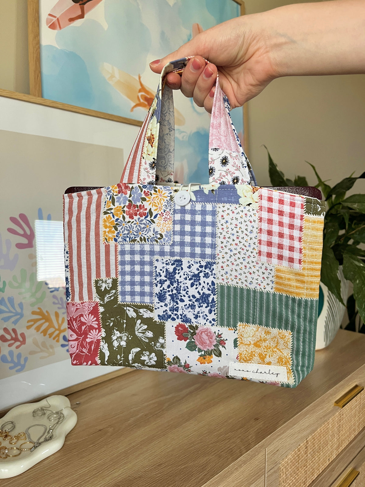 Colorful Picnic Bible Tote