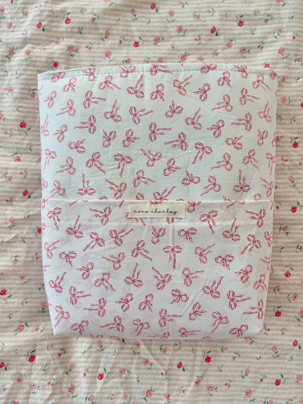 Mini Pink Bows Bible Sleeve