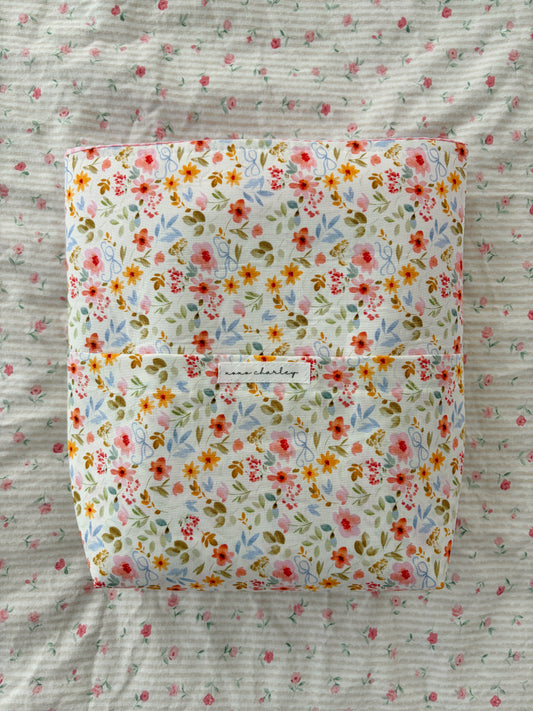Bright Floral Bible Sleeve