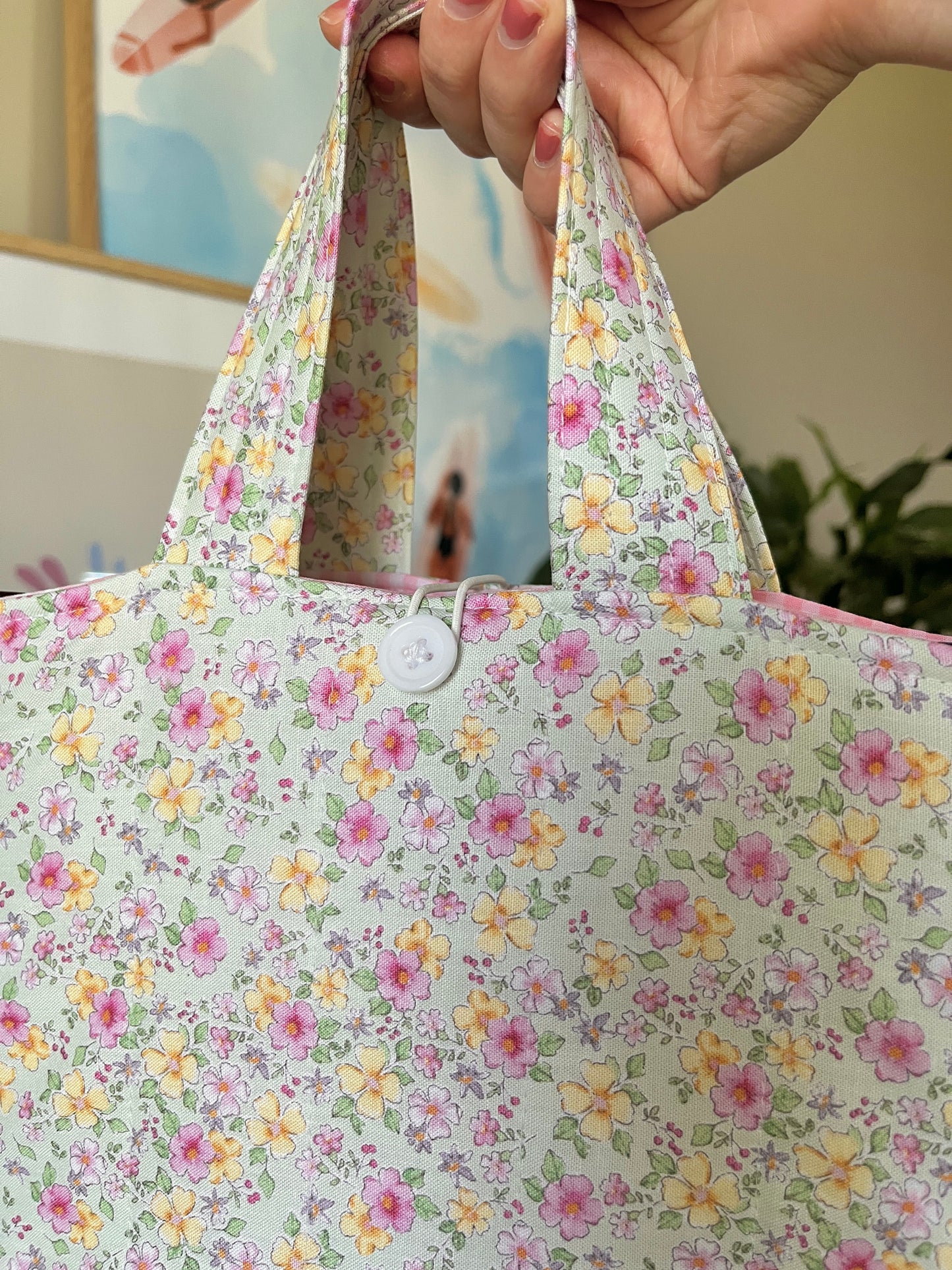 The Pink Peony Bible Tote