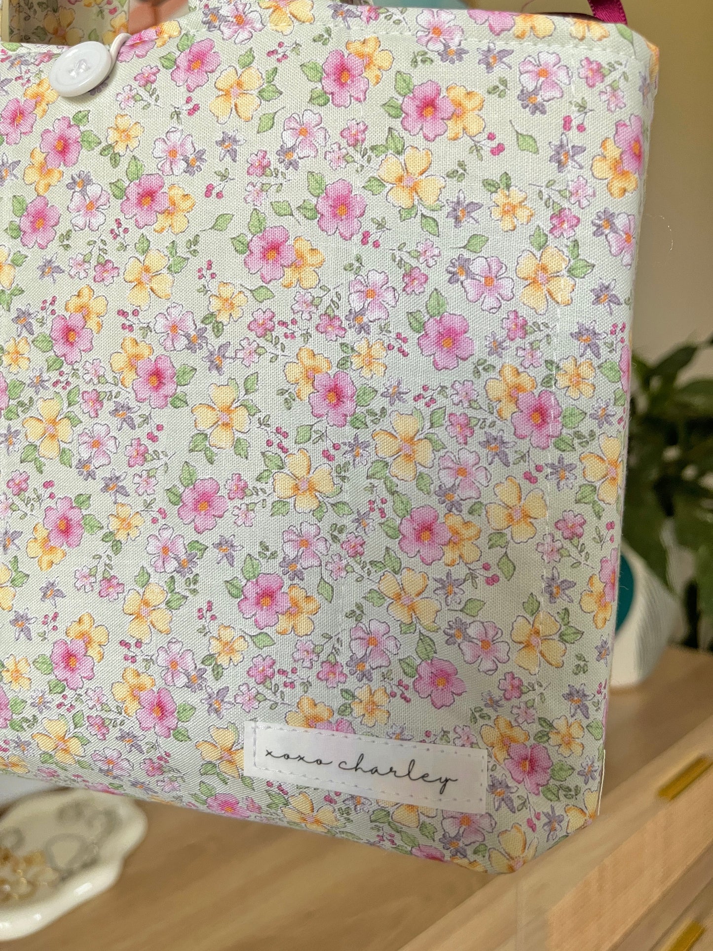 The Pink Peony Bible Tote