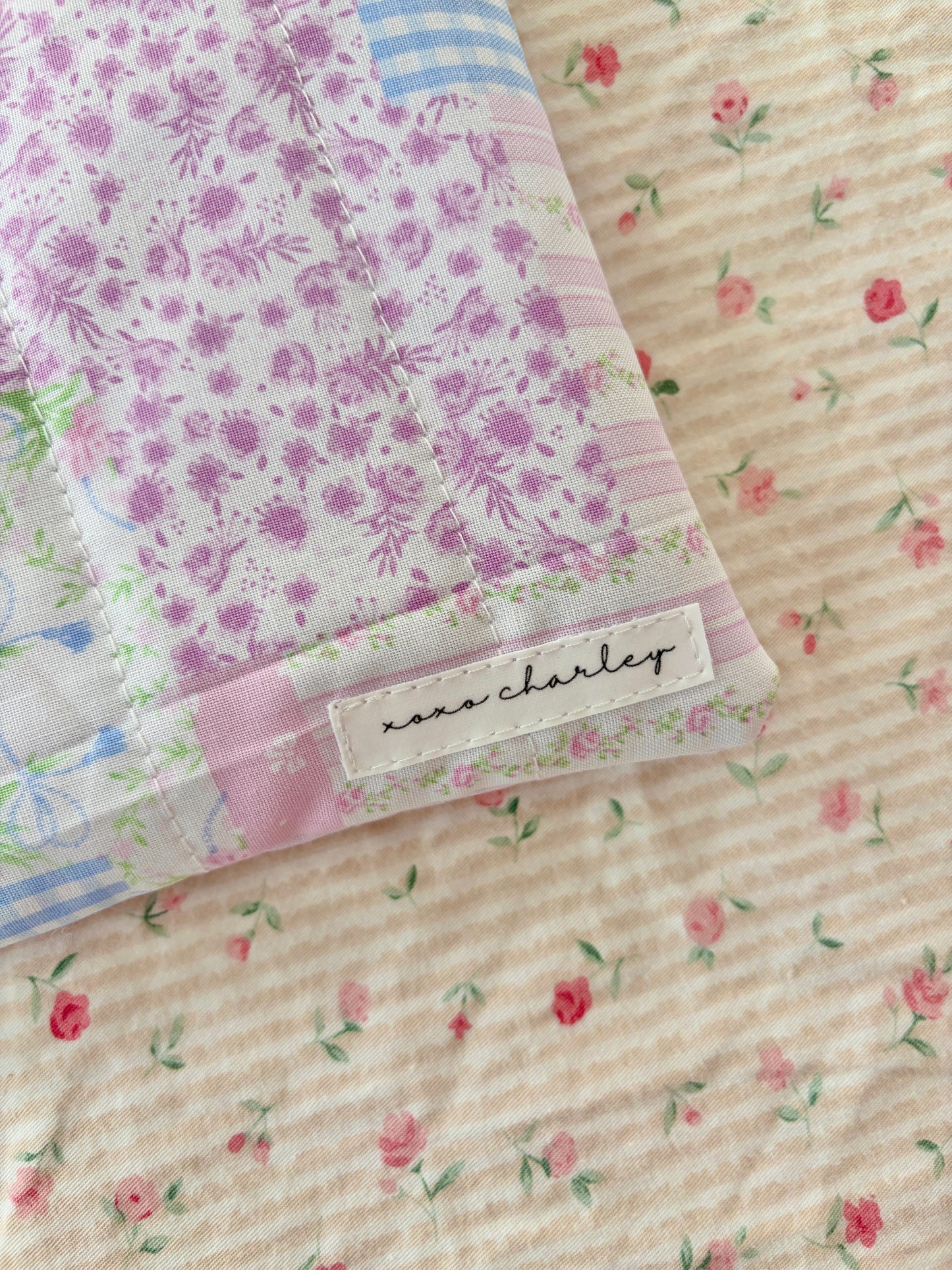 Pink Patchwork Laptop & Tablet Sleeve