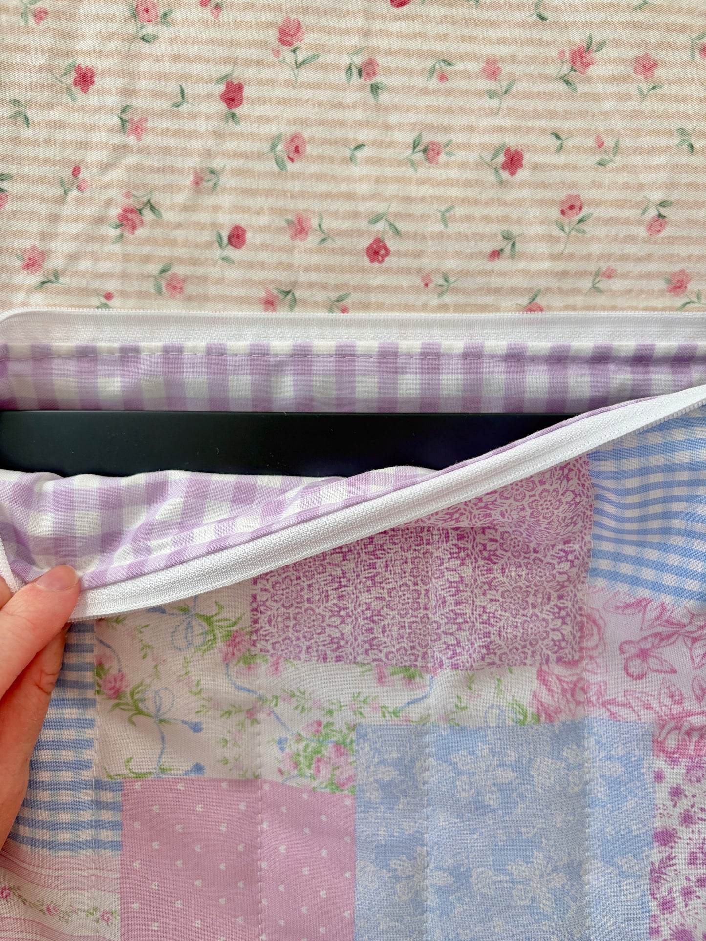Pink Patchwork Laptop & Tablet Sleeve