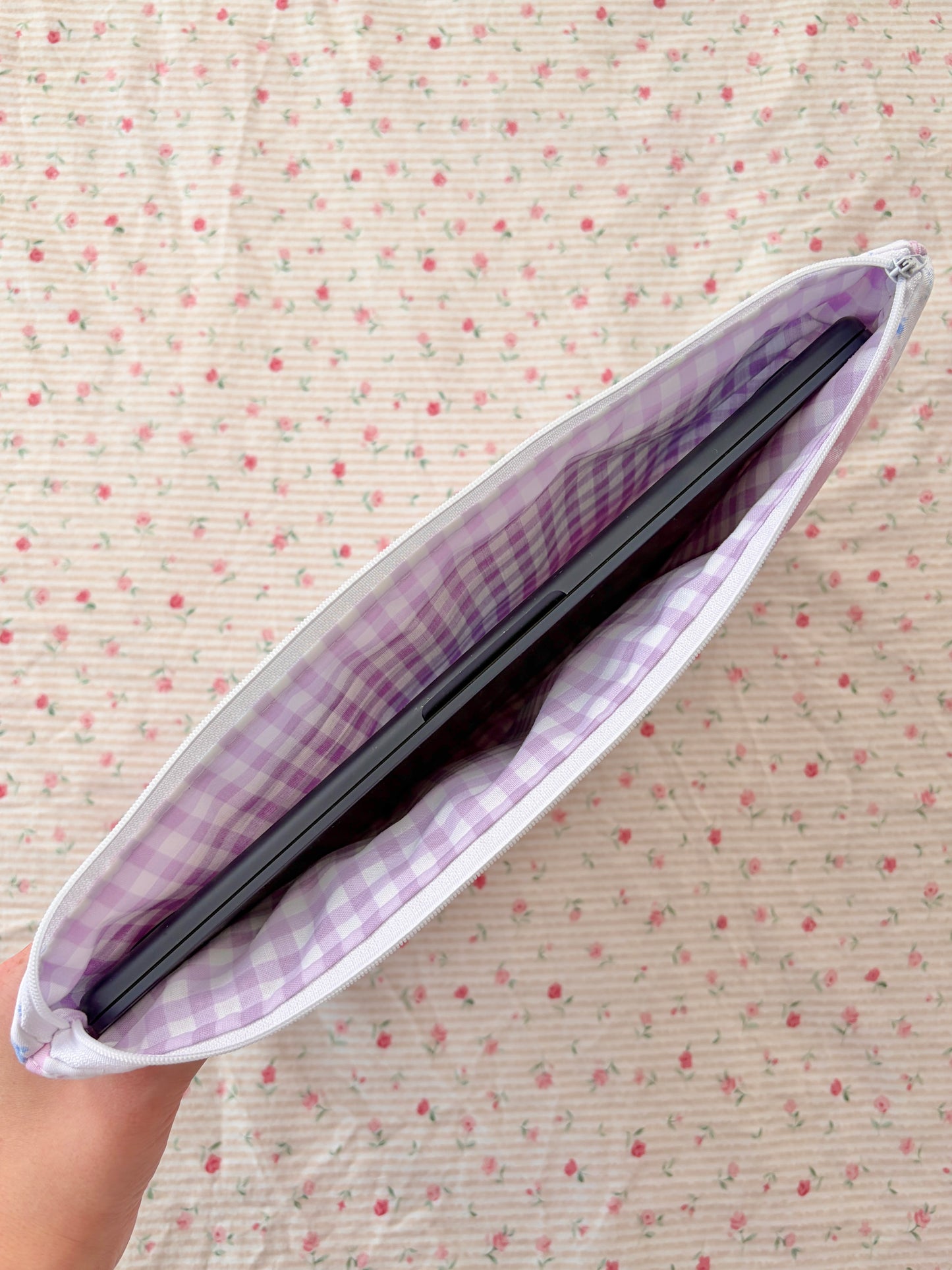 Pink Patchwork Laptop & Tablet Sleeve