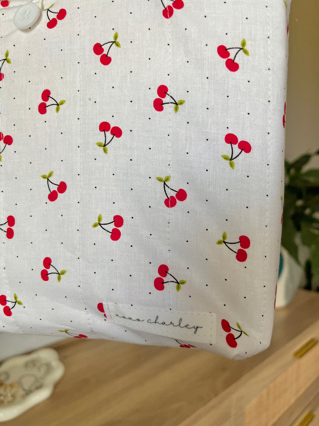 Cherry Red Bible Tote