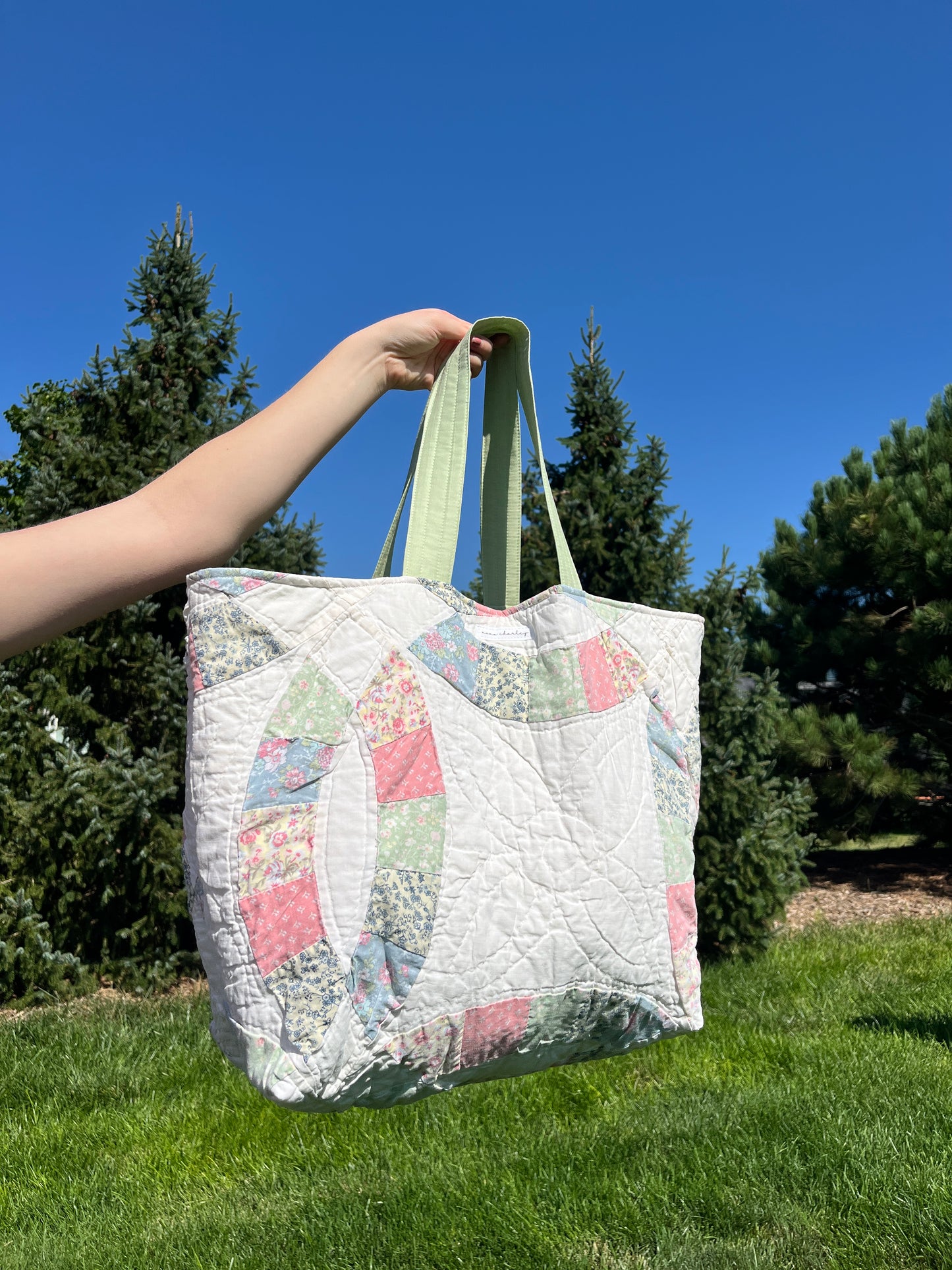 The Matcha Quilted Weekender Tote Bag *limited-edition*