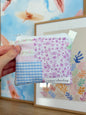 Pink Patchwork Keychain Wallet