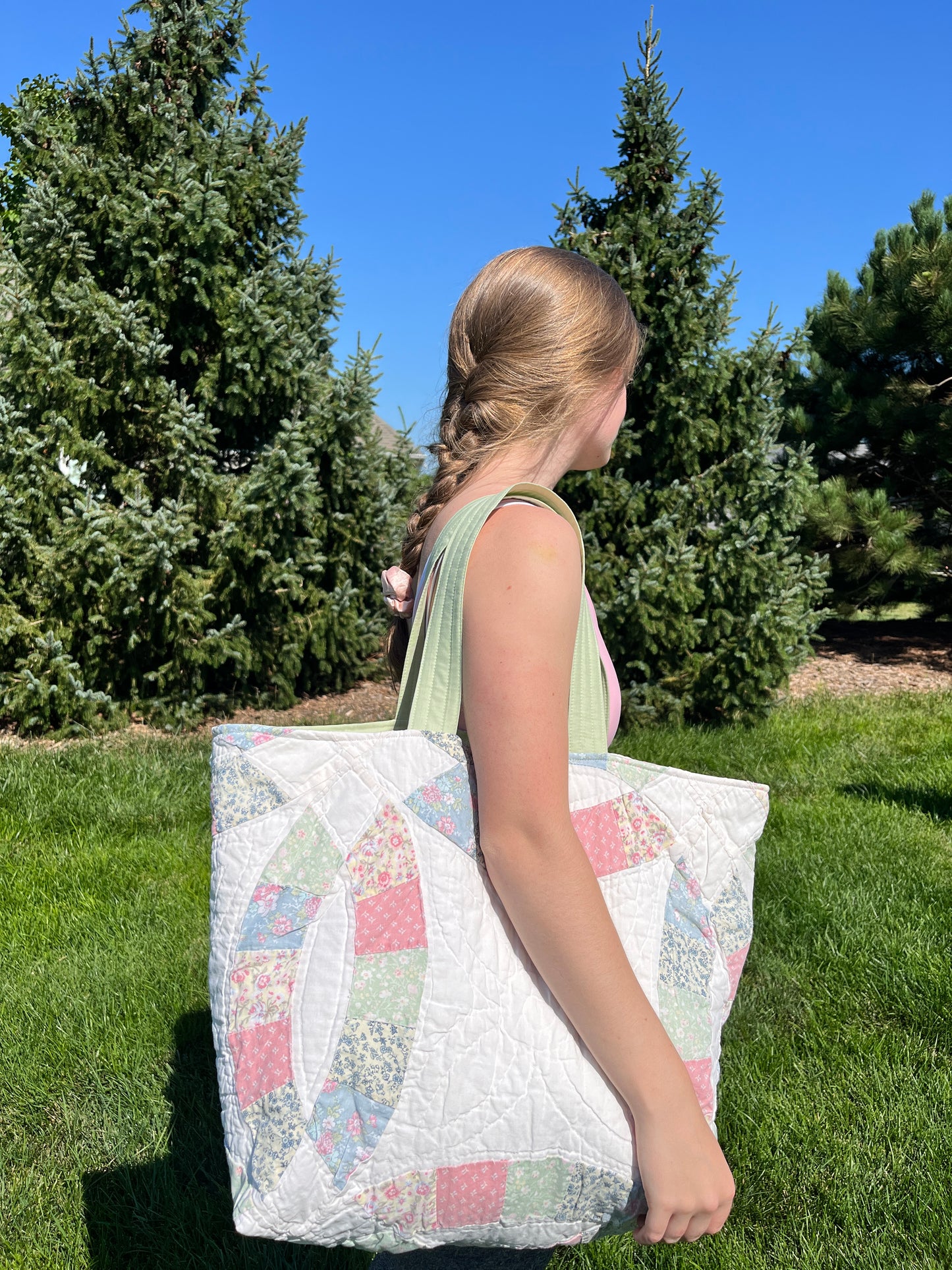 The Matcha Quilted Weekender Tote Bag *limited-edition*