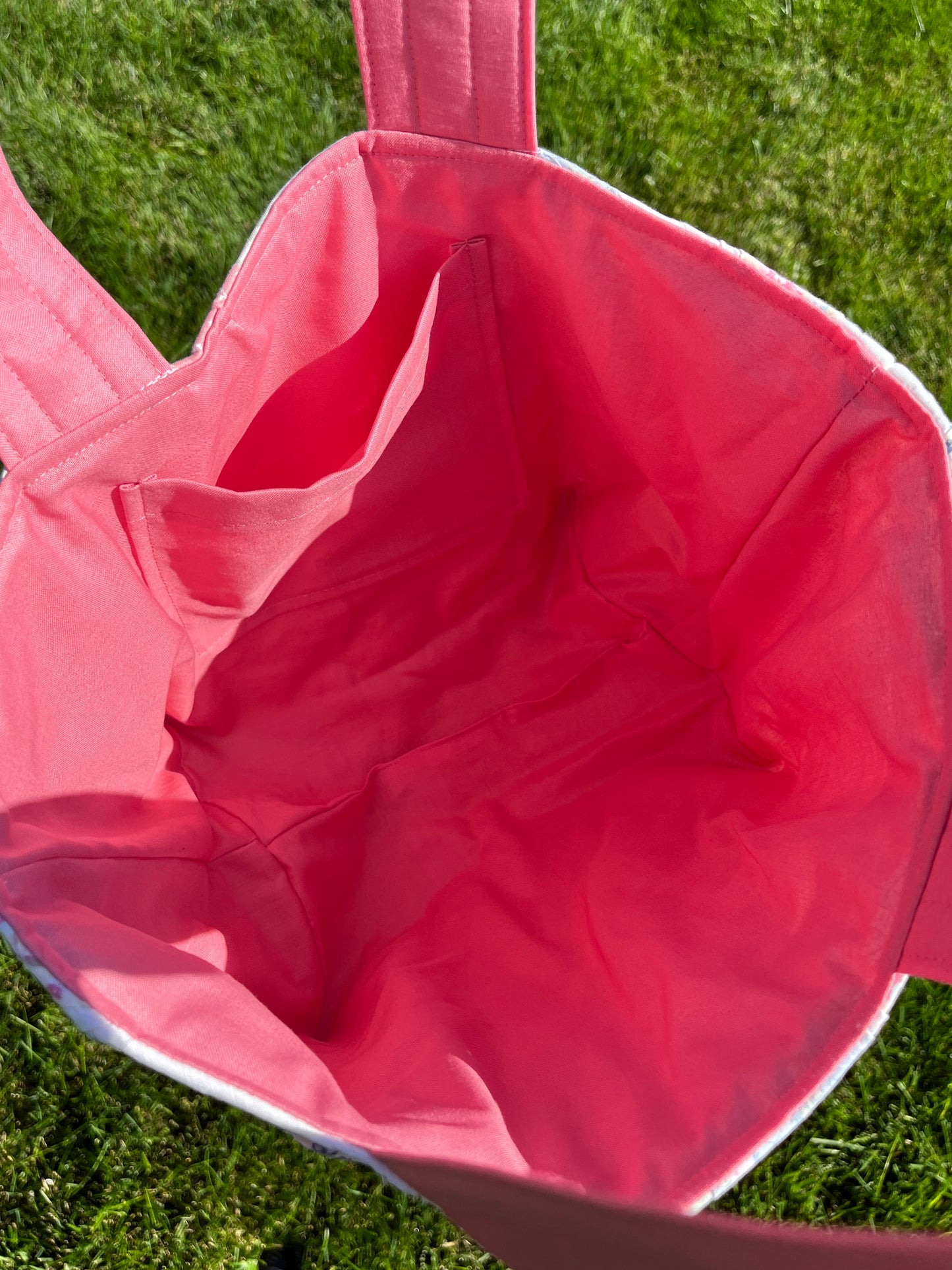 The Raspberry Quilted Mini Tote Bag *limited-edition*