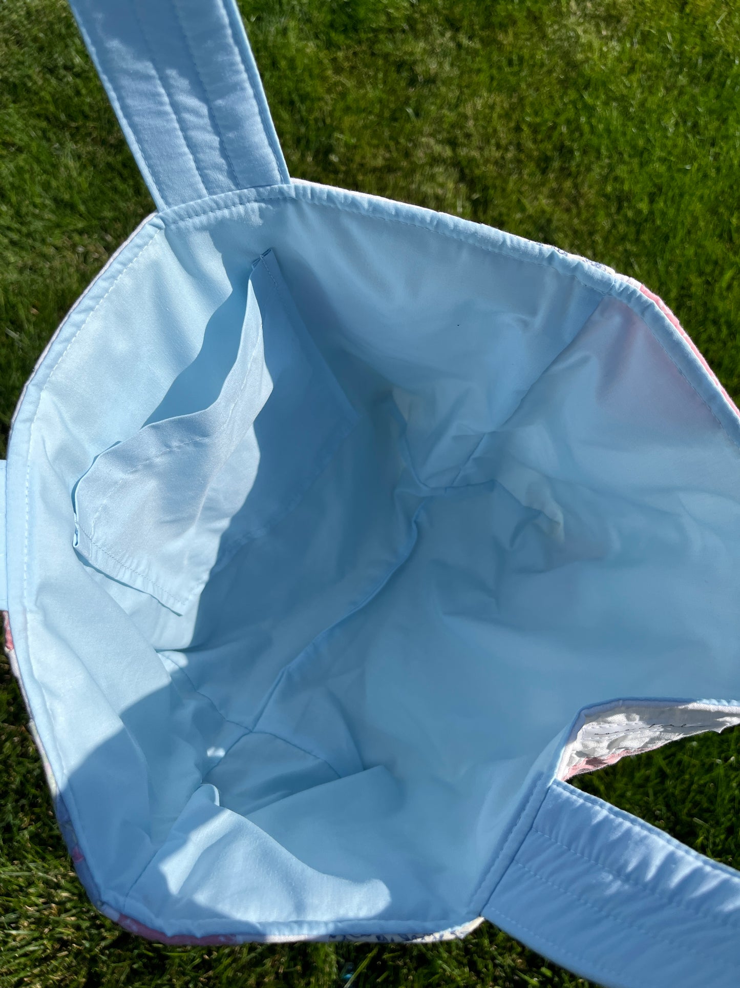 The Sky Blue Quilted Mini Tote Bag *limited-edition* #1
