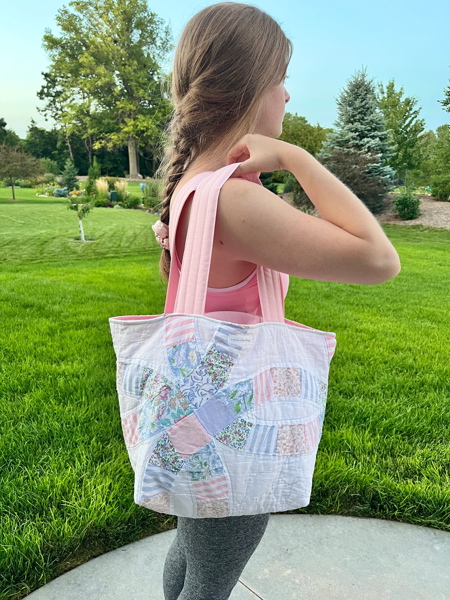 The Baby Pink Quilted Large Tote Bag #2 *limited-edition*