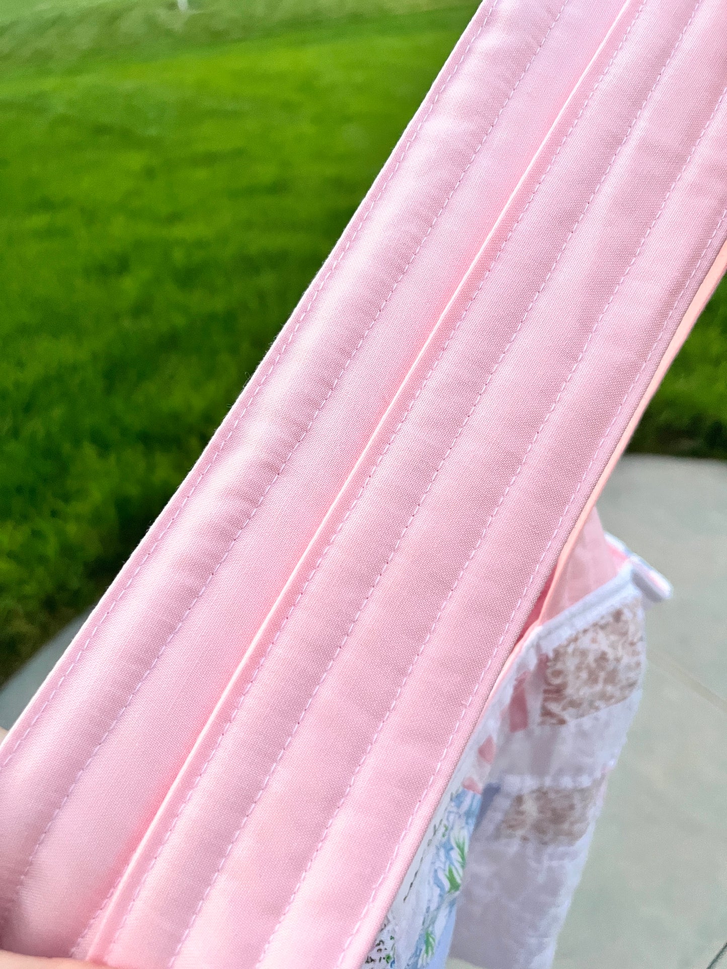 The Baby Pink Quilted Large Tote Bag #4 *limited-edition*