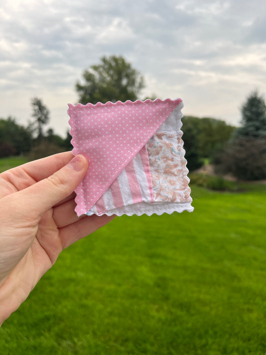 Upcycled Quilt Fabric Corner Bookmark #3 *limited-edition*