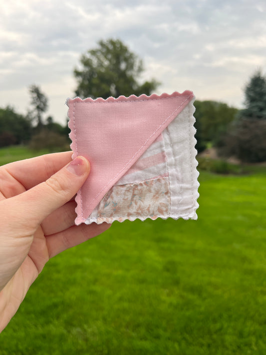 Upcycled Quilt Fabric Corner Bookmark #7 *limited-edition*