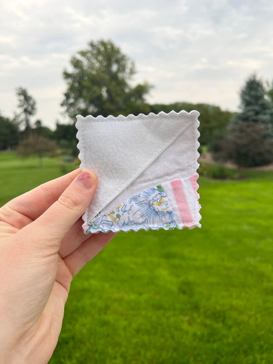 Upcycled Quilt Fabric Corner Bookmark #11 *limited-edition*
