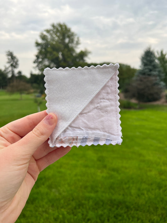 Upcycled Quilt Fabric Corner Bookmark #13 *limited-edition*