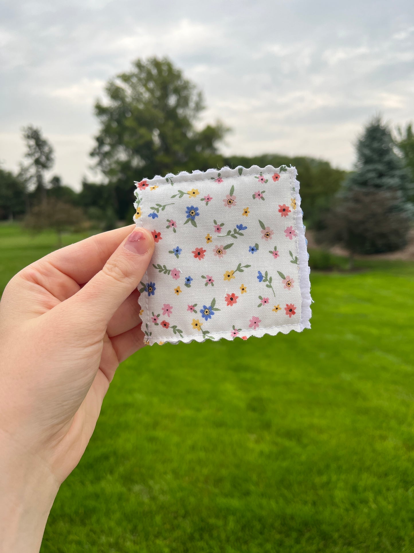 Upcycled Quilt Fabric Corner Bookmark #15 *limited-edition*