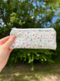 Mini Colorful Flower Pencil & Glasses Case