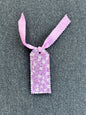 The Pink Polka Dot Purple Floral Gift Tag *limited-edition*