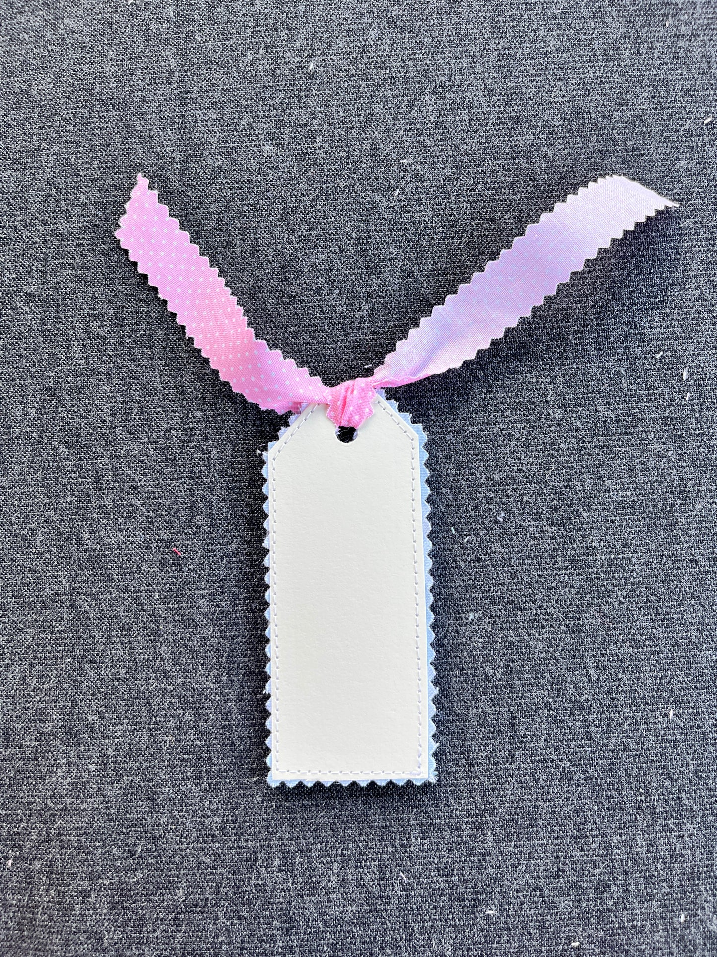 The Pink Polka Dot Blue Floral Gift Tag *limited-edition*