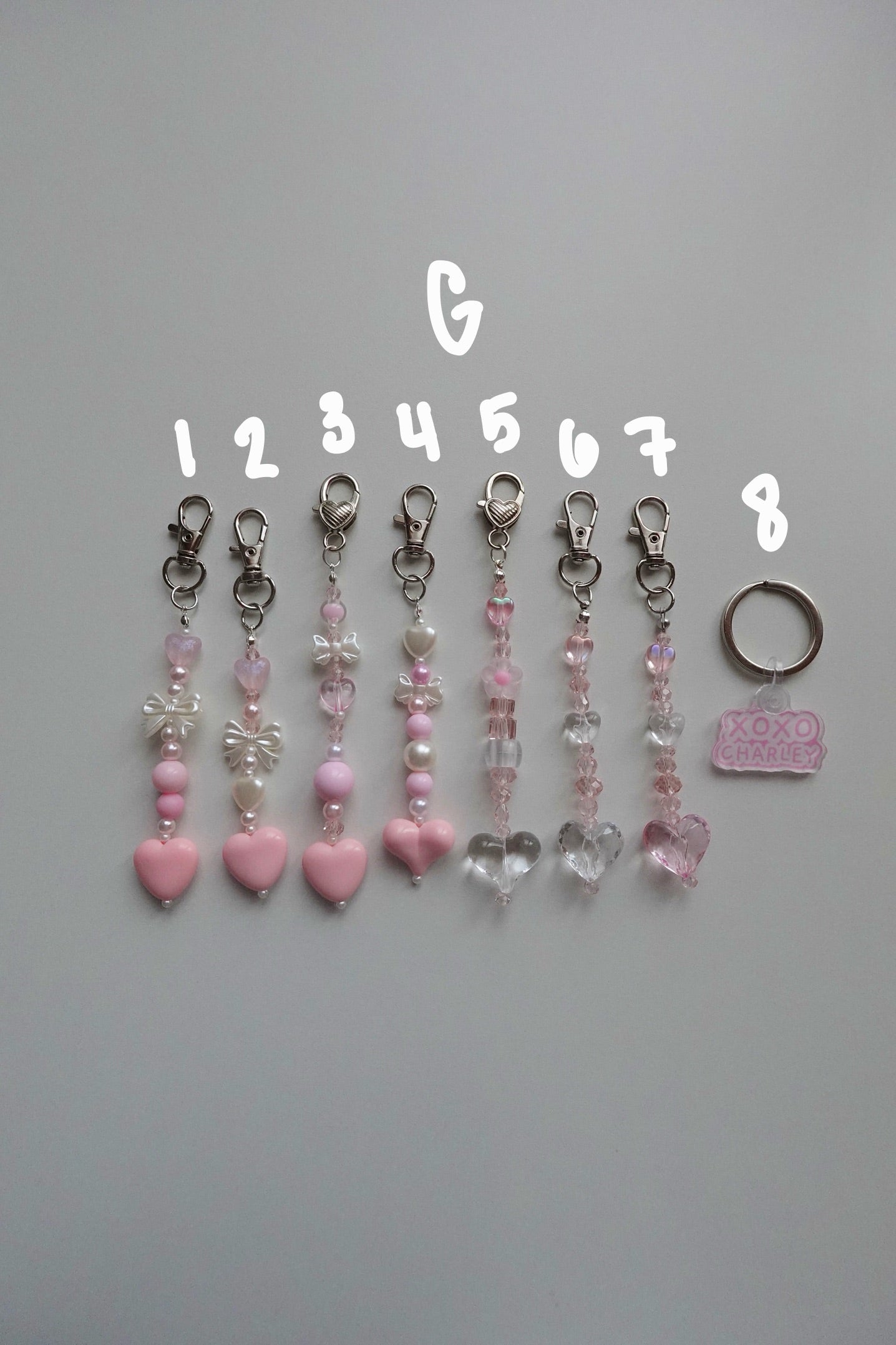 Cute Beaded Keychains