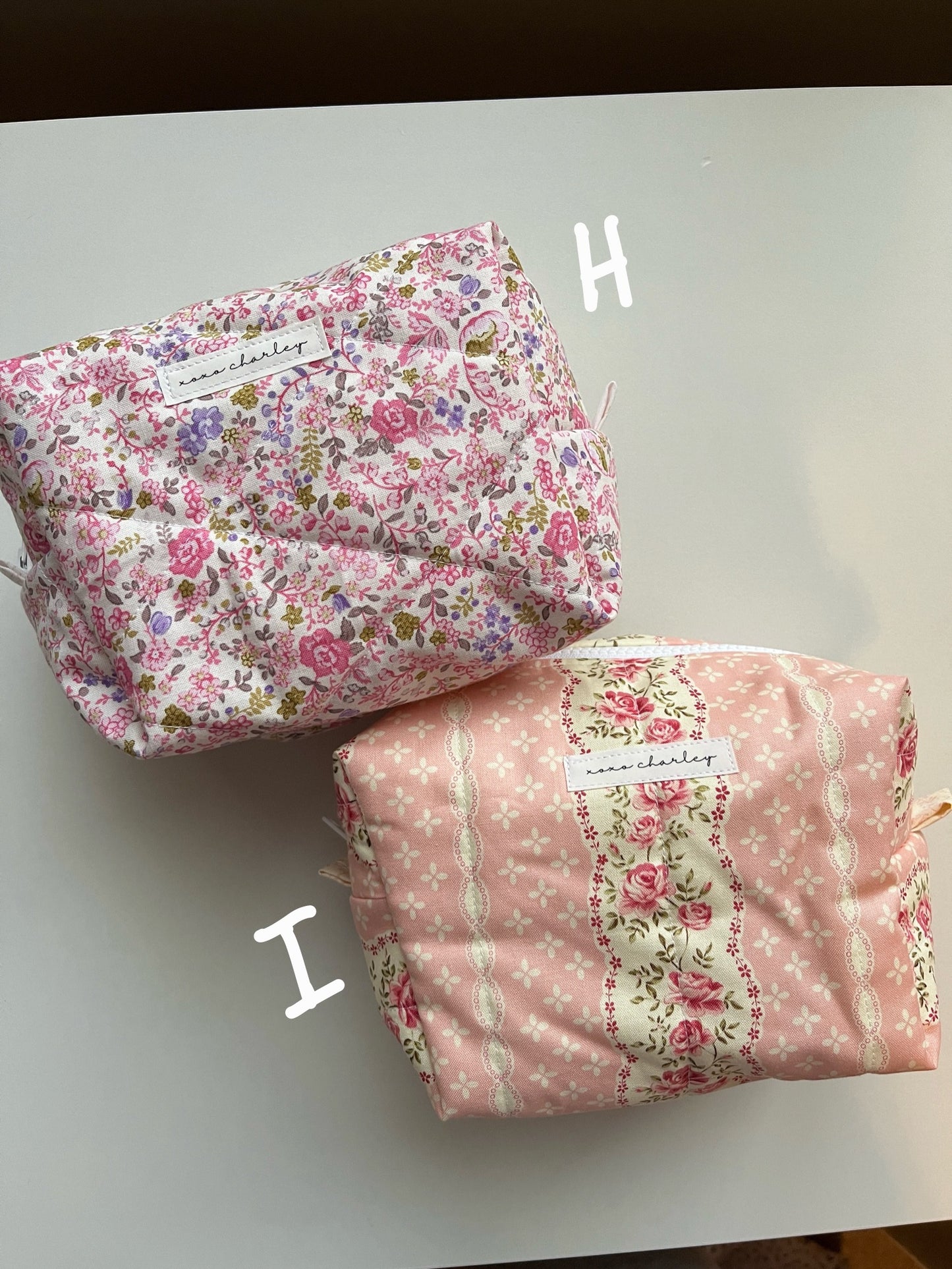 Large Quilted Makeup Bag