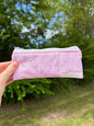 Pink Hawaiian Pencil & Glasses Case - Mini Colorful Flowers