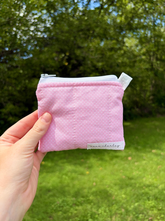 Pink Hawaiian Keychain Wallet