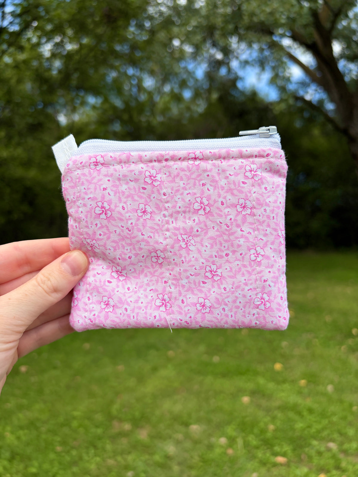 Pink Hawaiian Keychain Wallet