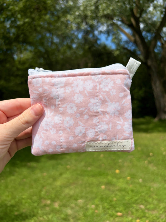 Floral Ballerina Keychain Wallet