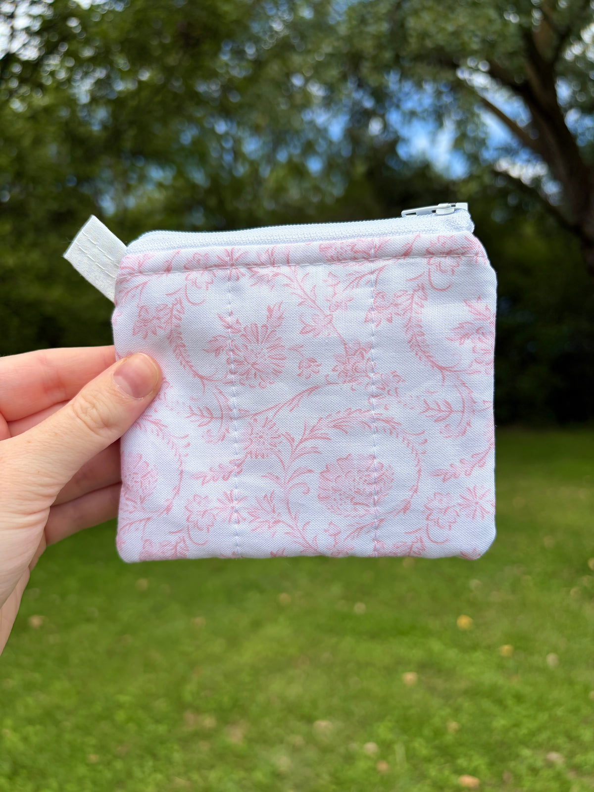 Vintage Pink Keychain Wallet