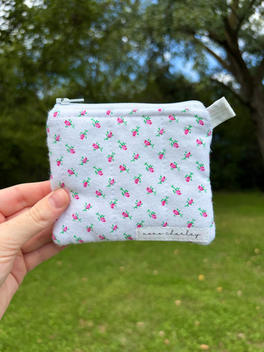 Mini Rose Keychain Wallet