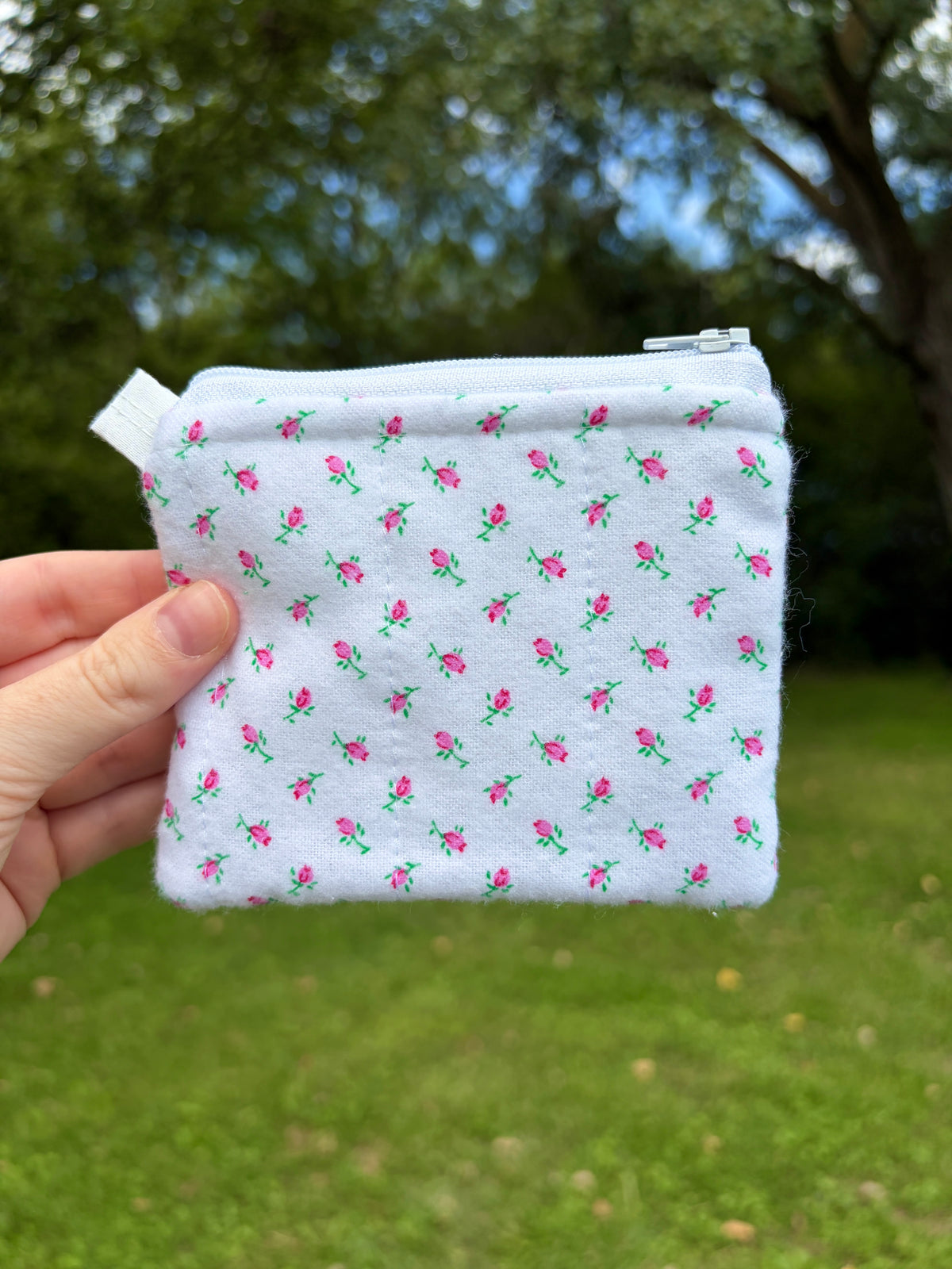Mini Rose Keychain Wallet