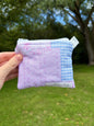 Pink Patchwork Keychain Wallet