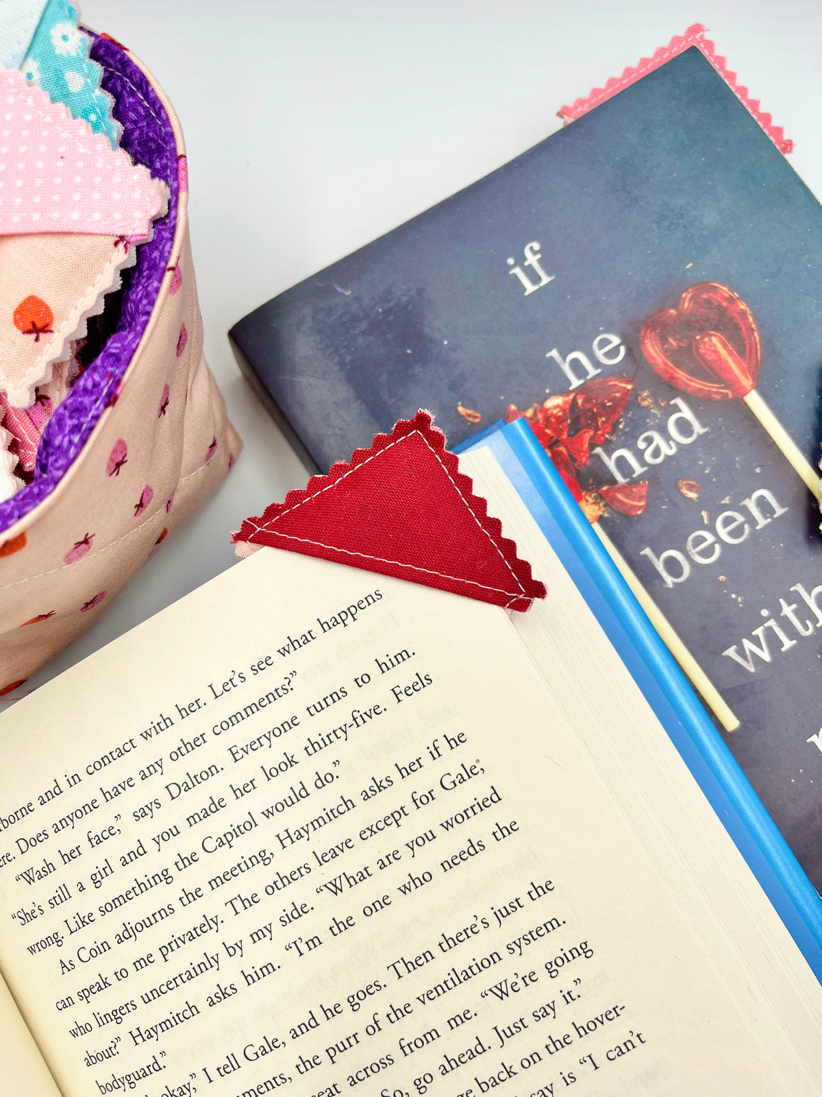 Monthly Mini Fabric Corner Bookmark Subscription Box