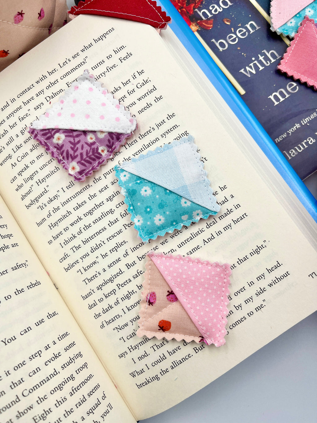 Monthly Mini Fabric Corner Bookmark Subscription Box