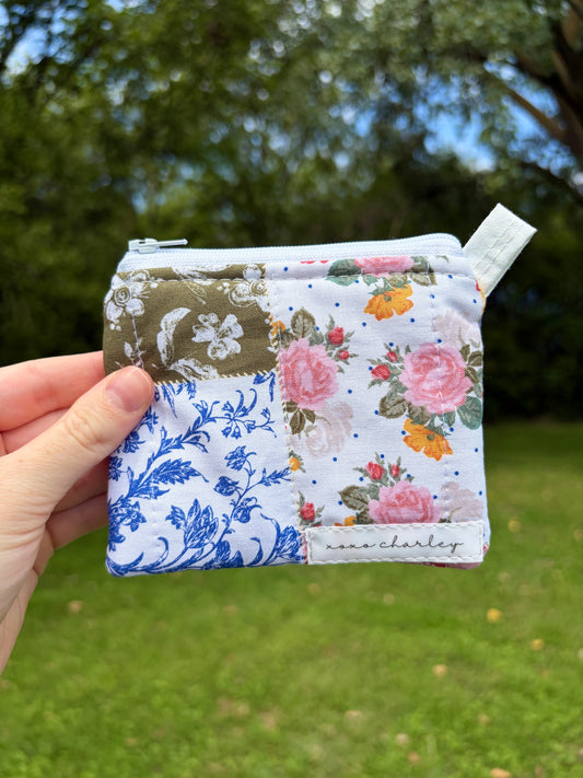Colorful Picnic Keychain Wallet