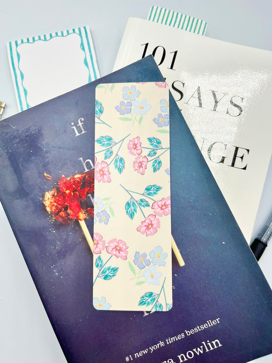 Pastel Floral Bookmark